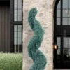 Spiral 'Witchita Blue' Juniper Topiary - 5 Gallon Pot -Stylish Garden Plant Store juniperus scopulorum witchita blue spiral topiary 2